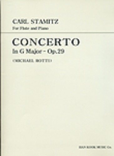 STAMITZ, Karl (1745-1801) Concerto In G Major Op.29 For Flute and Piano 스타미츠 플루트 협주곡 사장조