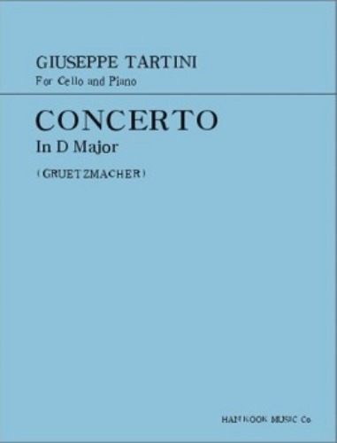 TARTINI, Giuseppe (1692-1770) Concerto In D Major For Cello and Piano  타르티니 첼로 협주곡 D장조