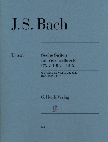 BACH, Johann Sebastian (1685-1750) Six Suites for Violoncello solo BWV 1007-1012