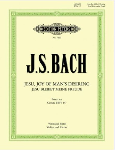 BACH, Johann Sebastian (1685-1750) Jesu, Joy of Man&#039;s Desiring for Violin and Piano