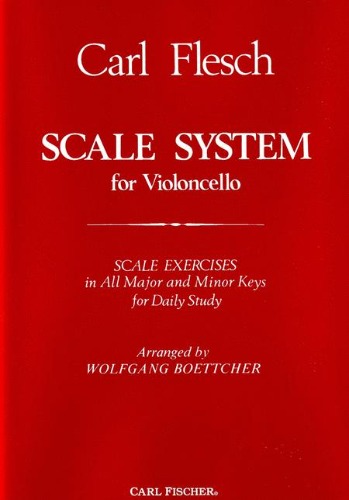FLESCH, Carl (1873-1944) Scale System Scale Exercises for Cello