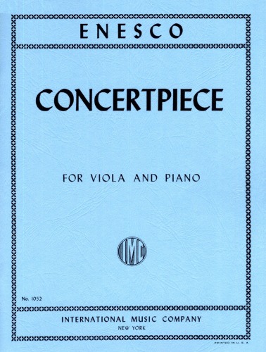 ENESCO, Georges (1881-1955) Concertpiece for Viola and Piano