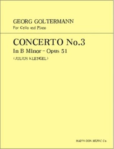GOLTERMANN, Georg (1824-1898) Cello Concerto No.3 Op.51 골터만 첼로 협주곡 3번