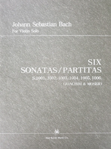 BACH, Johann Sebastian (1685-1750) Six Sonatas &amp; Partitas for Violin Solo (JOACHIM) 바하 바이올린 6개의 무반주 소나타와 파르티타 (요아힘 편)