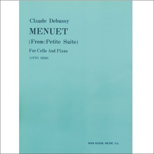 DEBUSSY, Claude (1862-1918) Menuet (from Petite Suite) For Cello and Piano 드뷔시 첼로 미뉴엣