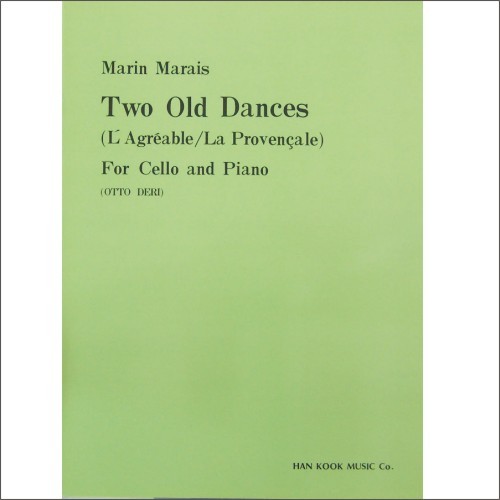MARAIS, Marin (1656-1728) Two Old French Dances  For Cello and Piano 마레 첼로 2개의 고전춤