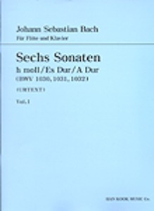 BACH, Johann Sebastian (1685-1750) Flute Sechs Sonaten (Six Sonatas) Book 1 바하 플루트 6 소나타 1권