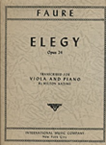 FAURE, Gabriel (1845-1924) Elegy Op.24  For Viola and Piano 포레 비올라 엘레지