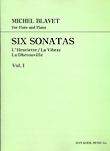 BLAVET, Michel (1700-1768) Six Sonatas  For Flute and Piano 블라베 플루트 6개의 소나타 (합본)