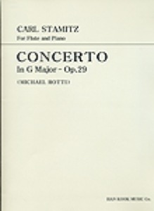STAMITZ, Karl (1745-1801) Concerto In G Major Op.29 For Flute and Piano 스타미츠 플루트 협주곡 사장조