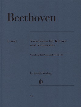 BEETHOVEN, Ludwig van (1770-1827) Variations for Cello and Piano