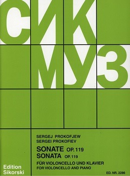 PROKOFIEV, Sergei (1891-1953) Sonata for Cello and Piano, Op. 119 (ROSTROPOVICH)