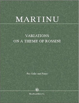 MARTINU, Bohuslav (1890-1959) Variations on a Theme of Rossini 마르티누 첼로 로시니 주제에 의한 변주곡