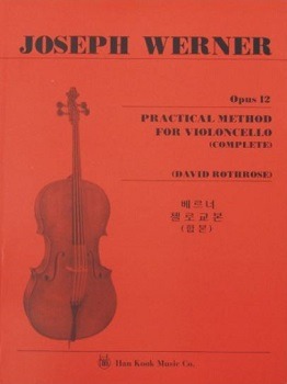 WERNER, Gregor(1693-1766) Practical Method for Violoncello Op.12 COMPLETE 베르너 첼로 교본
