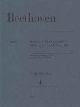 BEETHOVEN, Ludwig van (1770-1827) Sonata No. 3 in A major op. 69 for Cello and Piano