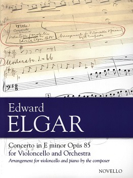 ELGAR, Edward (1857-1934) Concerto In E Minor Op.85 for Cello and Piano