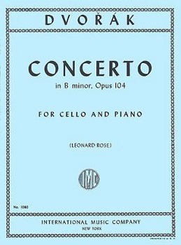 DVORAK, Antonin (1841-1904) Concerto in B minor, Op. 104 for Cello and Piano (ROSE)