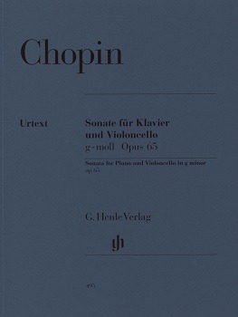 CHOPIN, Frederic (1810-1849) Sonata in G minor Op. 65 for Cello and Piano