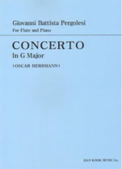 PERGOLESI, Giovanni (1710-1736) Concerto In G Major, For Flute and Piano 페르골레지 플루트 협주곡 사장조
