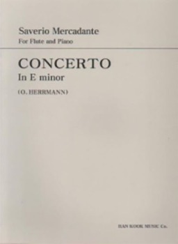 MERCADANTE, Saverio (1795-1870)CONCERTO In E Minor For Flute and Piano 메르카단테 플루트 협주곡