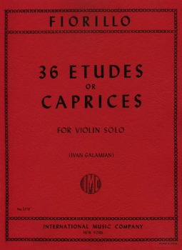 FIORILLO, Federigo (1755-1823) 36 Etudes or Caprices for Violin Solo (GALAMIAN)