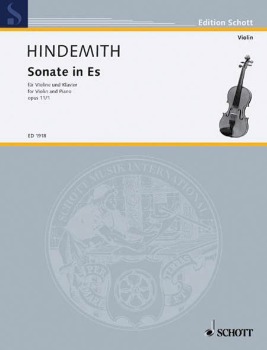 HINDEMITH, Paul (1895-1963) Sonata in E flat Major Op. 11/1 for Violin and Piano