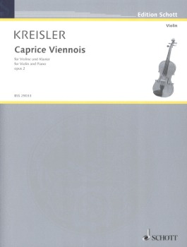 KREISLER, Fritz (1875-1962) Caprice Viennois Op. 2 for Violin and Piano