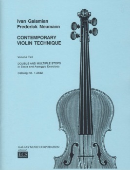 GALAMIAN, Ivan (1903-1981) Contemporary Violin Technique, Volume 2