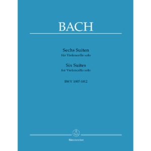 BACH, Johann Sebastian (1685-1750) Six Suites BWV 1007-1012 for Cello Solo (WENZINGER)