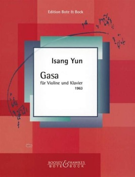 YUN, Isang (1917-1995) Gasa for Violin and Piano