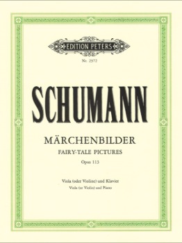 SCHUMANN, Robert (1810-1856) Fairy Tales Op.113 for Viola (or Violin) and Piano