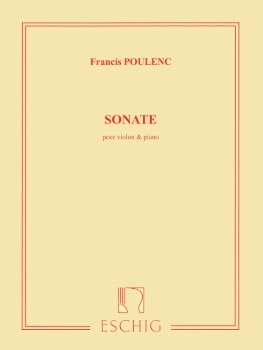 POULENC, Francis (1899-1963) Sonata For Violin and Piano