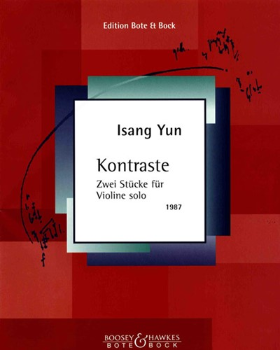 YUN, Isang (1917-1995) Contrasts for Violin Solo