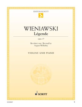 WIENIAWSKI, Henryk (1835-1880) Legende Op.17 for Violin and Piano (WILHELMJ)