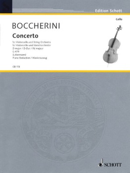 BOCCHERINI, Luigi (1743-1805) Concerto No. 2 in D Major for Cello and Piano