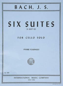 BACH, Johann Sebastian (1685-1750) Six Suites, S. 1007-1012 for Cello Solo (FOURNIER)