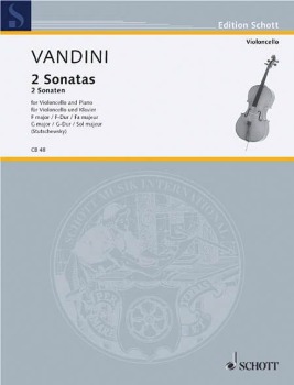 VANDINI, Antonio (1690-1778) 2 Sonatas for Cello and Piano