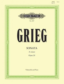 GRIEG, Edvard (1843-1907) Sonata in A minor, Op. 36 for Cello and Piano