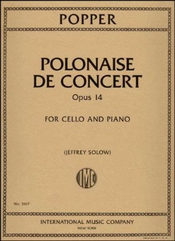 POPPER, David (1843-1913) Polonaise de Concert, Op. 14 for Cello and Piano