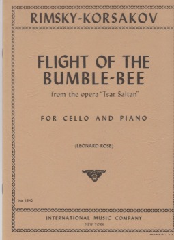 RIMSKY-KORSAKOV, Nikolai (1844-1908) The Flight of the Bumble Bee for Cello and Piano (ROSE)