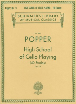 POPPER, David (1843-1913) High School of Cello Playing (40 Etudes) Op.73