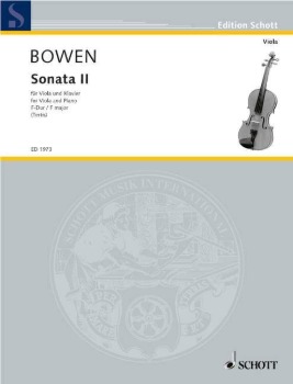 BOWEN, York (1884-1961) Sonata No. 2 in F Major for Viola and Piano