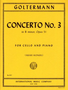GOLTERMANN, Georg (1824-1898) Cello Concerto No. 3 in B minor, Opus 51 (KLENGEL)