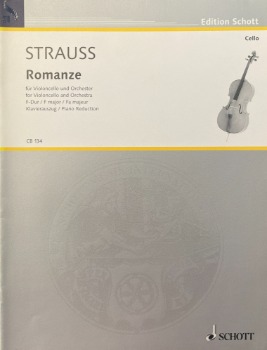 STRAUSS, Richard (1864-1949) Romanze in F Major for Cello and Piano