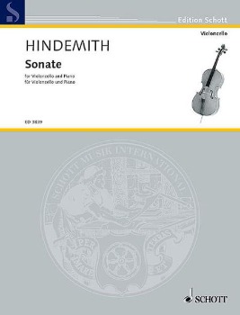 HINDEMITH, Paul (1895-1963) Sonata (1948) for Cello and Piano