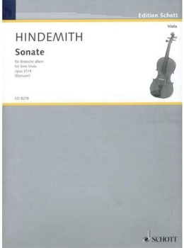 HINDEMITH, Paul (1895-1963) Viola Solo Sonata Op. 31/4