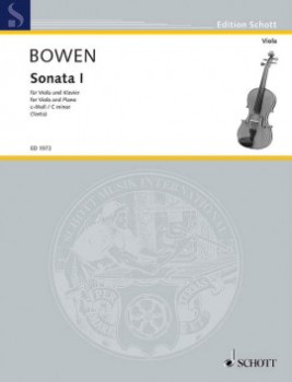 BOWEN, York (1884-1961) Sonata No. 1 in C minor, Op. 18 for Viola and Piano