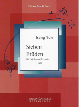 YUN, Isang (1917-1995) 7 Etudes for Cello Solo