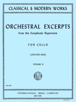 ORCHESTRAL EXCERPTS Cello Volume II (ROSE-STUTCH)