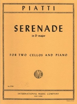 PIATTI, Alfredo Carlo (1822-1901) Serenade in D Major for Two Cellos and Piano